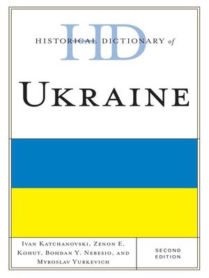 cover image of Historical Dictionary of Ukraine